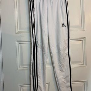 White adidas pants